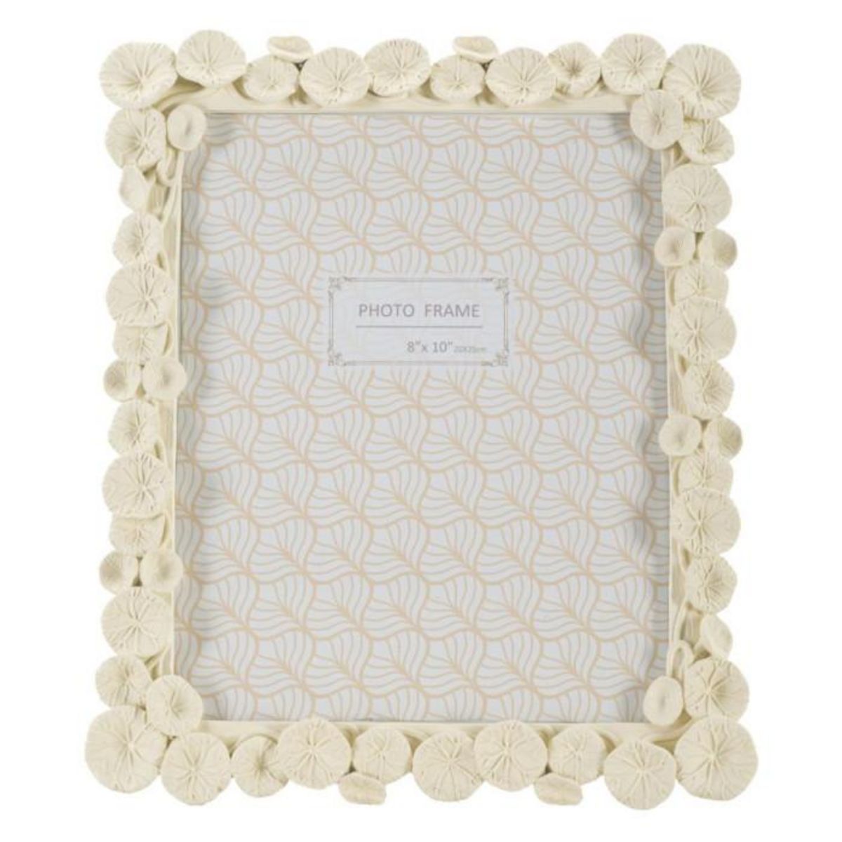 Paris Prix Cadre Photo Déco Fleurs  Lotus  20x25cm Crème