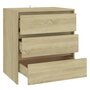 Voir la diapositive 5 : VIDAXL Buffet Chene sonoma 70x41x75 cm Bois d'ingenierie