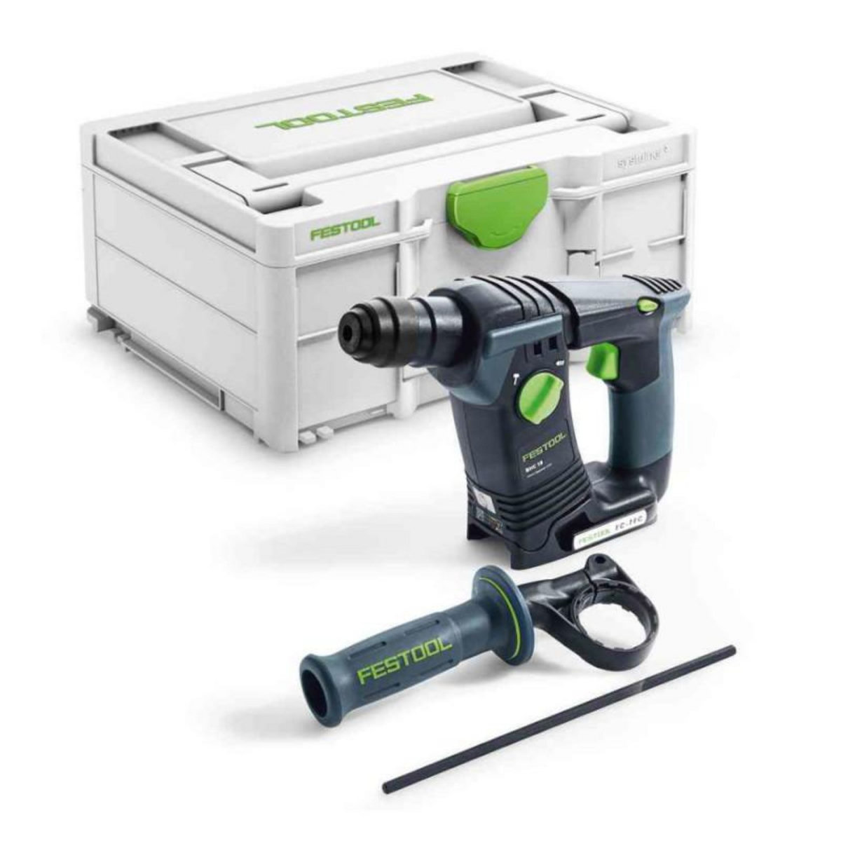 FESTOOL Perforateur SDS Plus 18V BHC 18 Basic (sans batterie ni chargeur) + coffret SYSTAINER SYS3 FESTOOL 577600