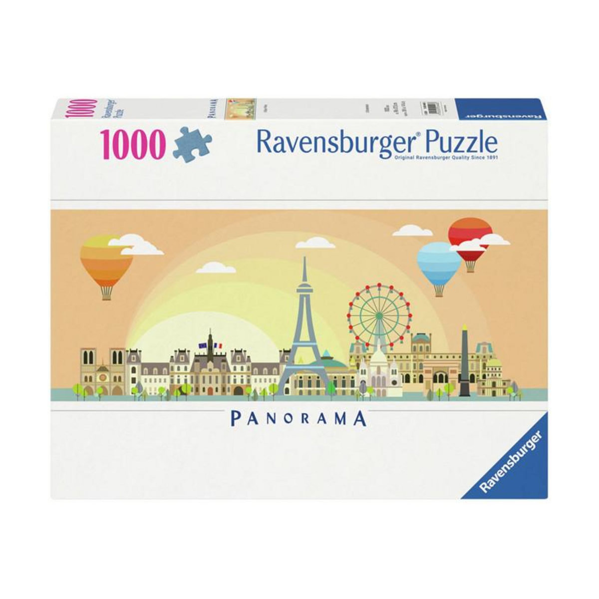 RAVENSBURGER Ravensburger - Jigsaw puzzle A Day in Paris, 1000 pcs. 120004486