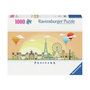 Voir la diapositive 1 : RAVENSBURGER Ravensburger - Jigsaw puzzle A Day in Paris, 1000 pcs. 120004486
