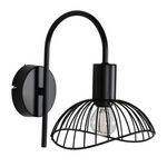 Paris Prix Applique Murale Design  Elsa  26cm Noir