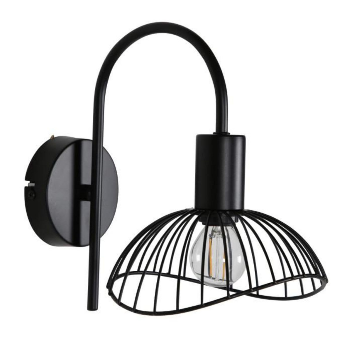 Paris Prix Applique Murale Design  Elsa  26cm Noir