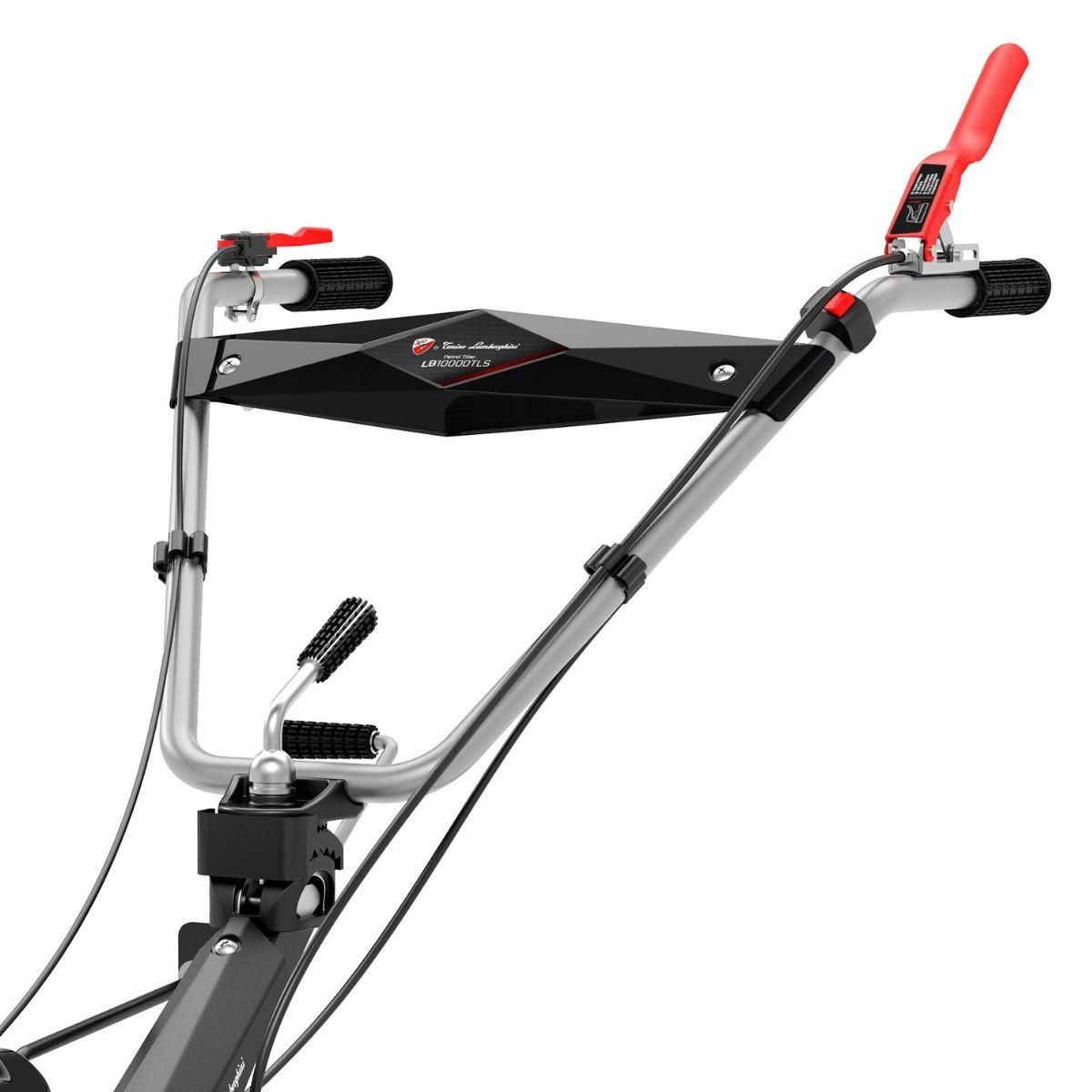 Lamborghini Motoculteur thermique 7CV 4T 202Cm3 Silencieux et sans vibrations Jeux de fraises + 2 disques Lamborghini