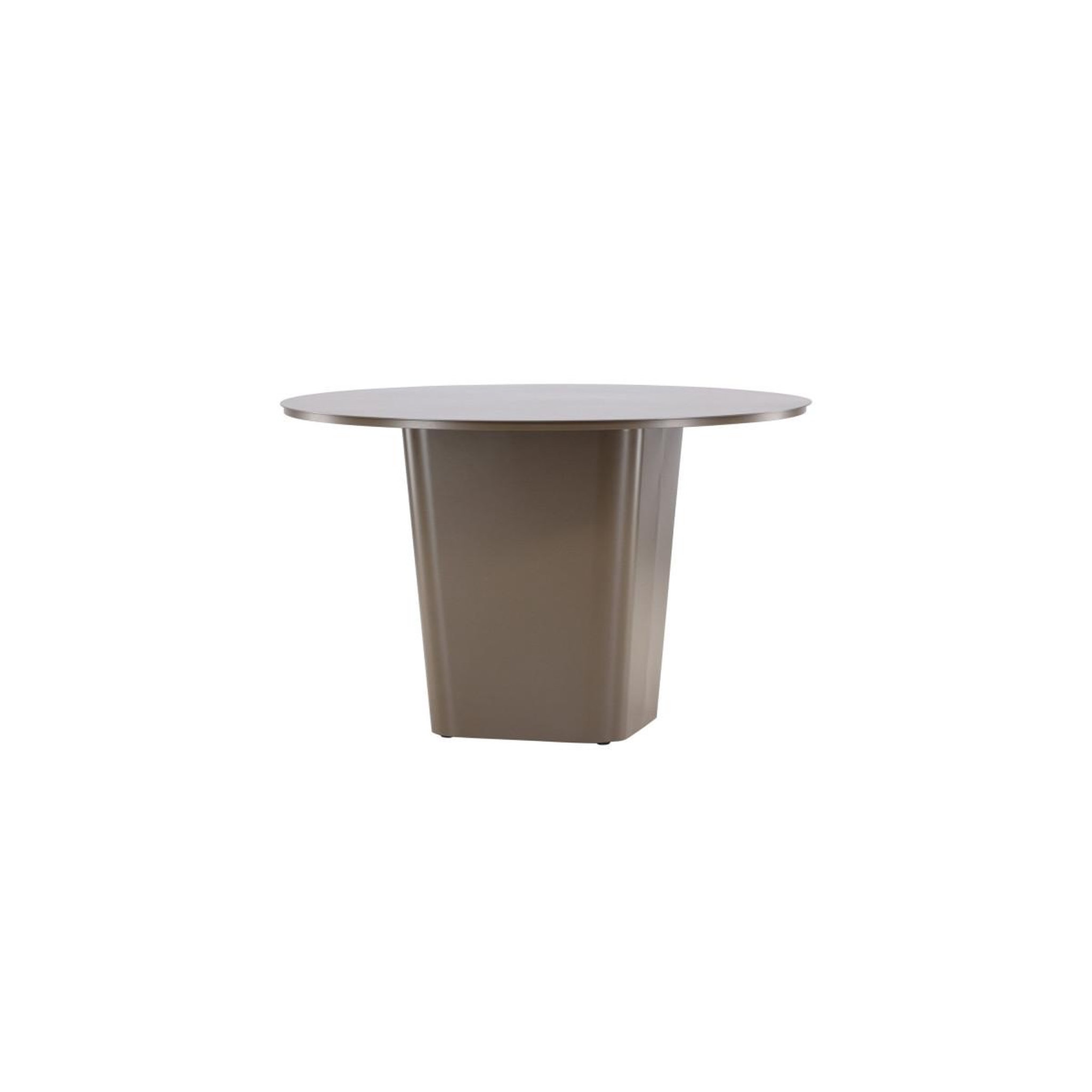 Voir la diapositive 3 : Paris Prix Table de jardin ronde  santa fe  120cm marron