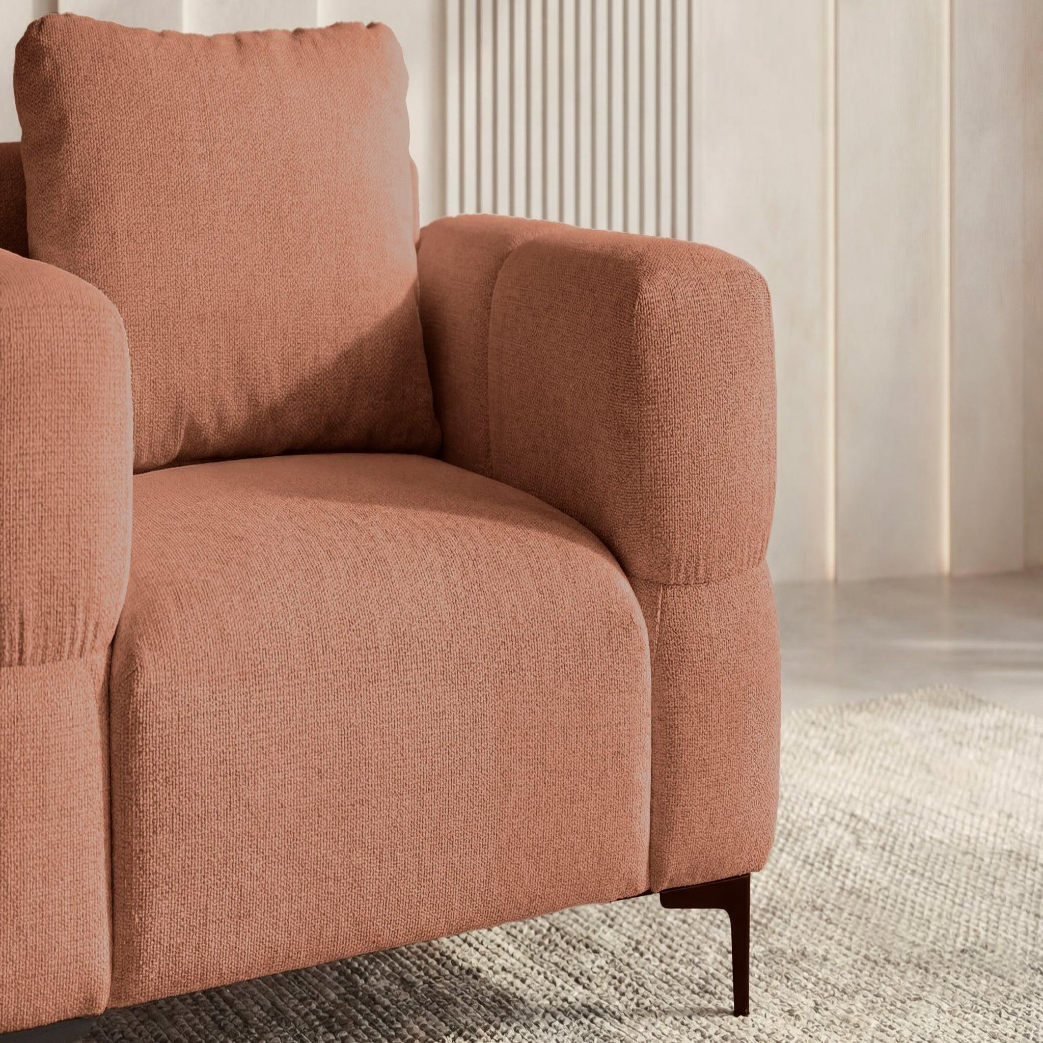 Voir la diapositive 4 : CASANOVA PARIS Elton - fauteuil en tissu lisse