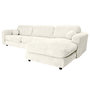Voir la diapositive 4 : LISA DESIGN Rachel - canapé d'angle droit 4 places en tissu bouclette