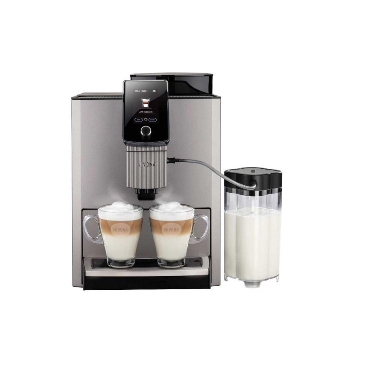 nivona Machine à expresso avec broyeur 15 bars titanium - NICR1040