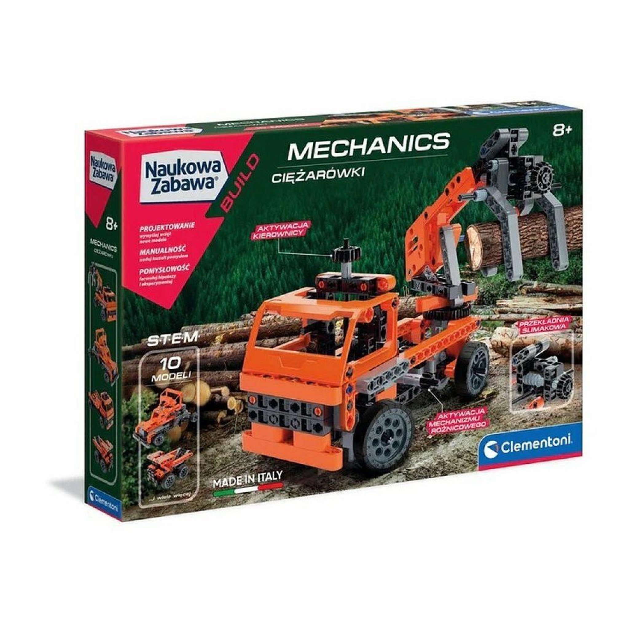 CLEMENTONI Coffret scientifique  60992 science  and  jeu - labo mécanique camions