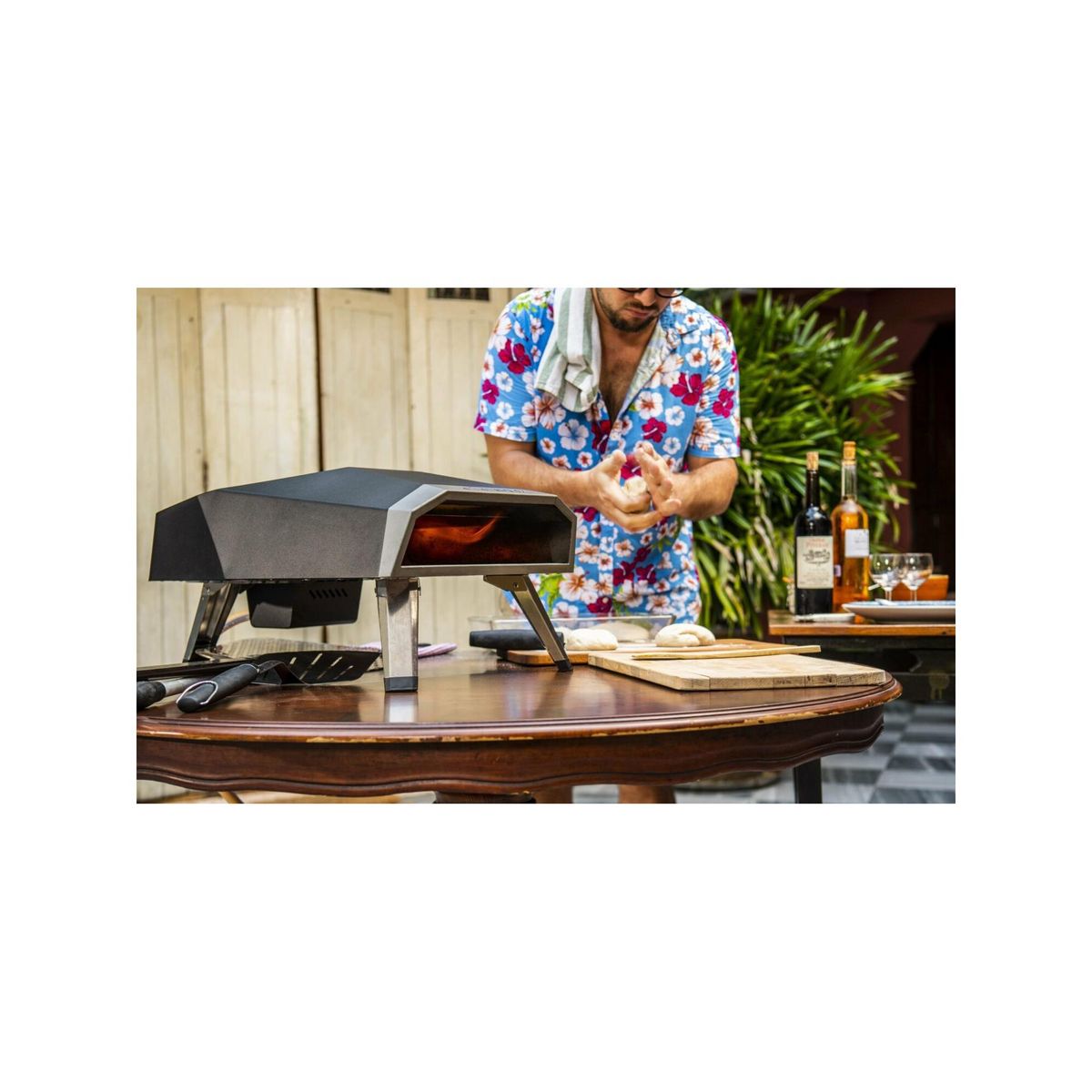 GIULIZ Four à pizza à gaz - Giuliz - UFO 12 - Pelle à pizza inclus