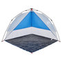 Voir la diapositive 4 : VIDAXL Tente de plage bleu azure liberation rapide impermeable