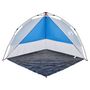 Voir la diapositive 4 : VIDAXL Tente de plage bleu azure liberation rapide impermeable