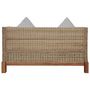 Voir la diapositive 3 : VIDAXL Canape a 2 places avec coussins Rotin naturel