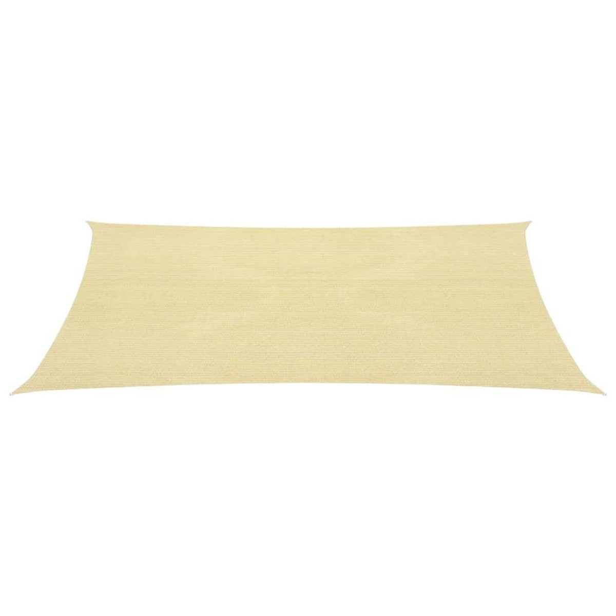 VIDAXL Voile d'ombrage 160 g/m^2 Beige 2x2,5 m PEHD