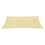 Voir la diapositive 3 : VIDAXL Voile d'ombrage 160 g/m^2 Beige 2x2,5 m PEHD