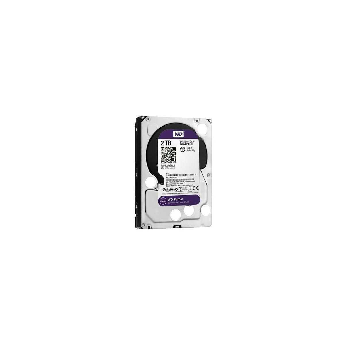 Western Digital Disque dur interne Western Digital Purple 2 To