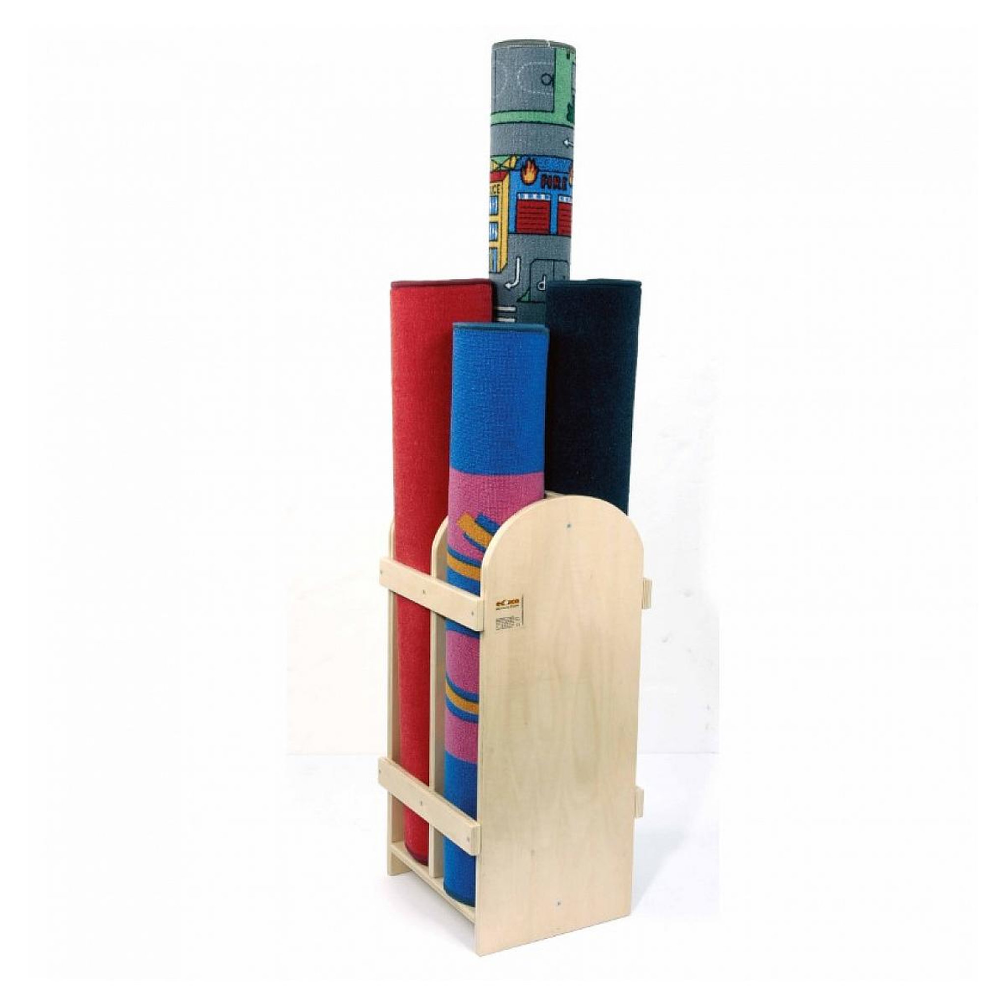 EDUCO Présentoir pour 4 tapis - en bois - jeu Montessori