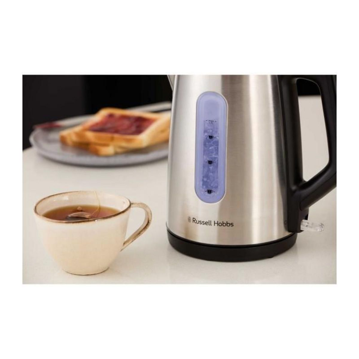 Russell Hobbs Bouilloire - RUSSELL HOBBS - HEATON - 2400 W - 1,7 L - Inox