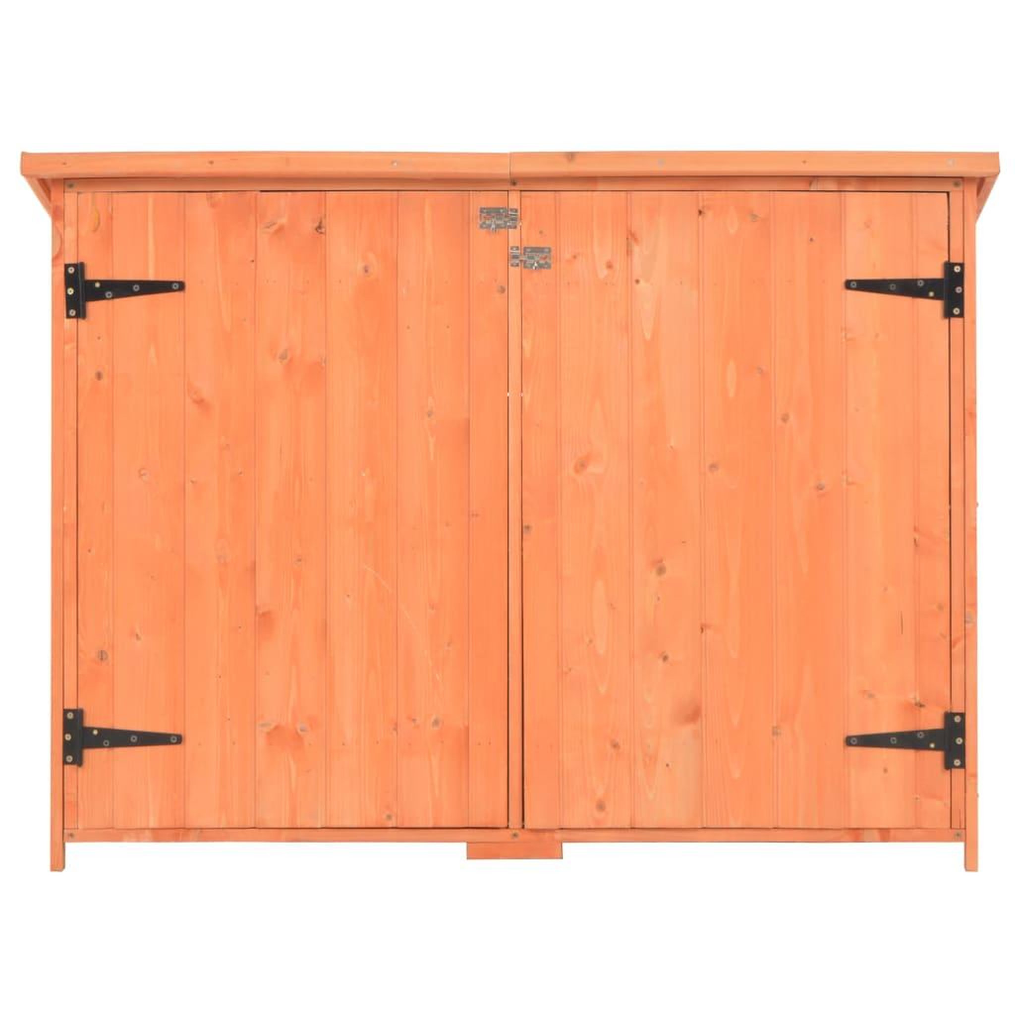 Voir la diapositive 4 : VIDAXL Abri de stockage de jardin 128x42x91 cm Bois