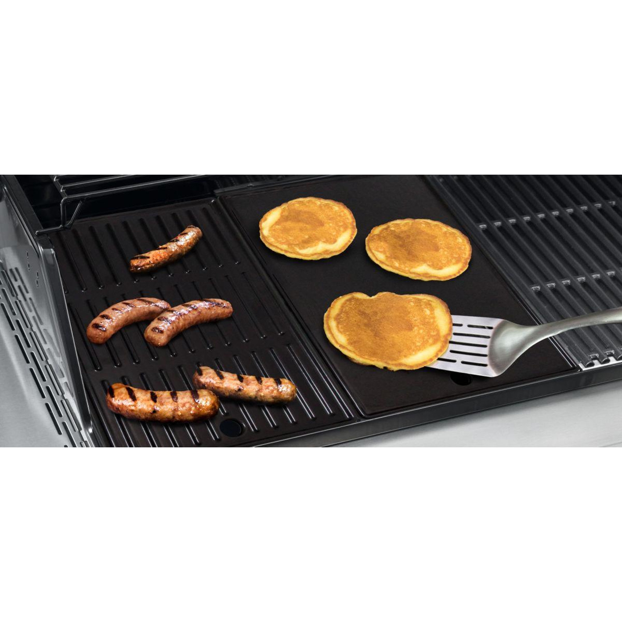 Voir la diapositive 2 : CHAR BROIL Plancha pour barbecue de cuisson à 4 bruleurs