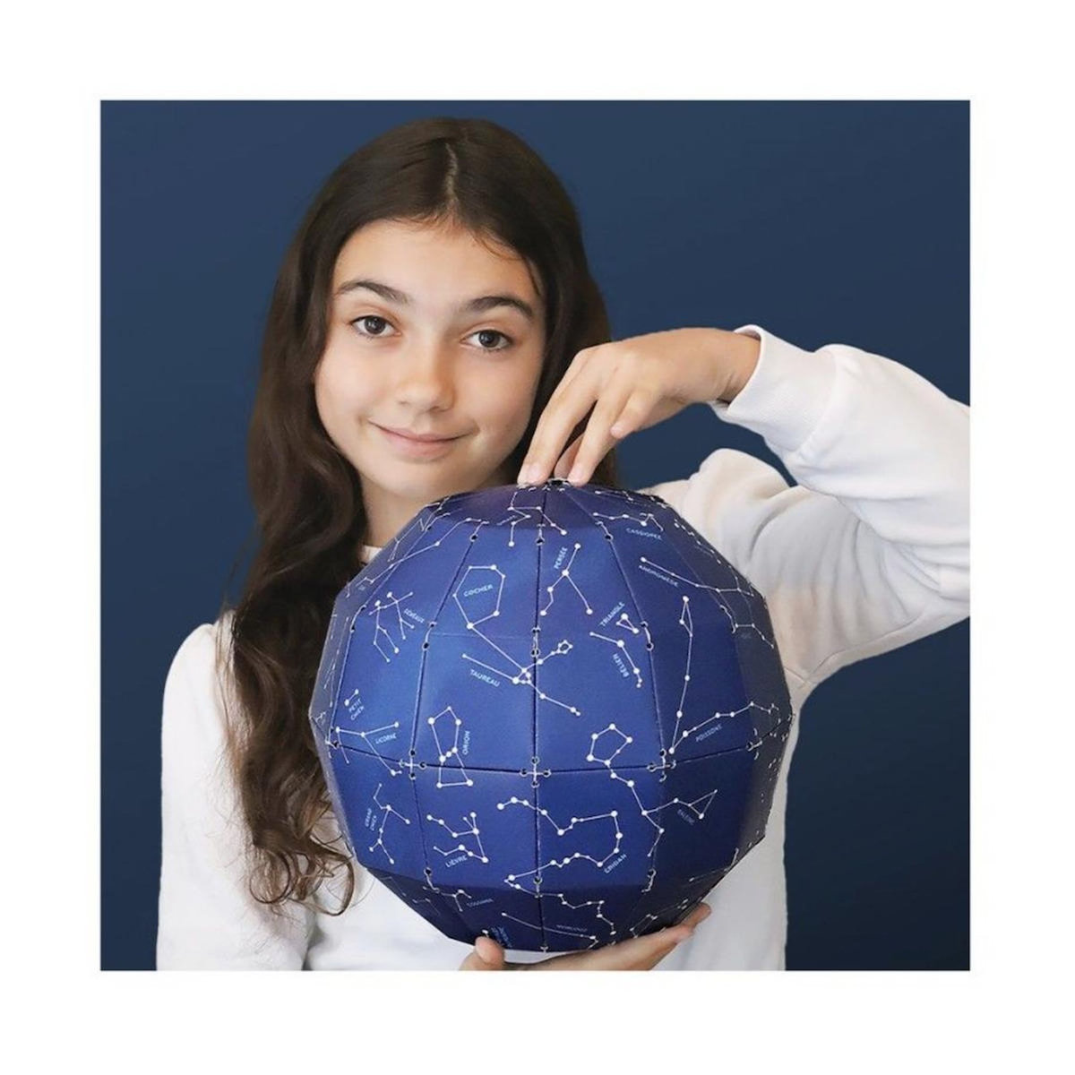 PIROUETTE CACAHOUETE Kit creatif Globe celeste CNES