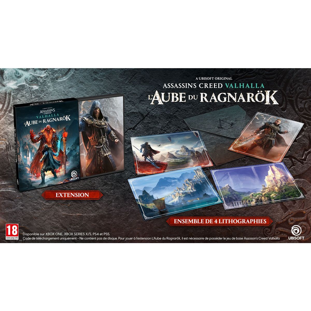 Assassin's Creed Valhalla - Extension L'Aube du Ragnarok Xbox séries X (Code de téléchargement)