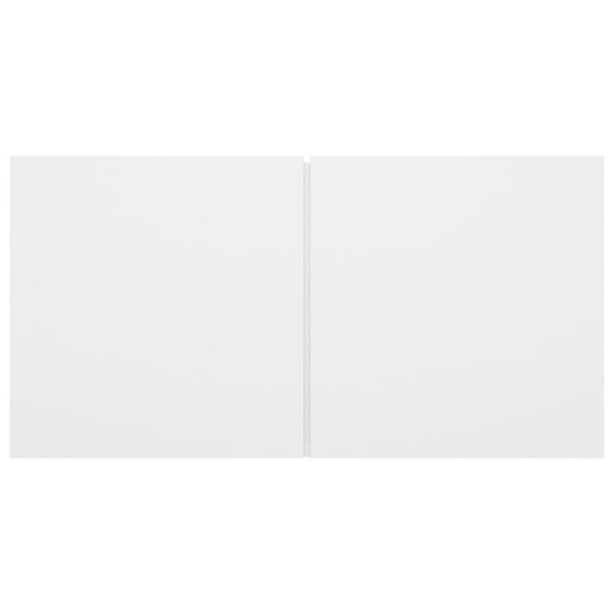 Voir la diapositive 4 : VIDAXL Meuble TV suspendu Blanc 60x30x30 cm