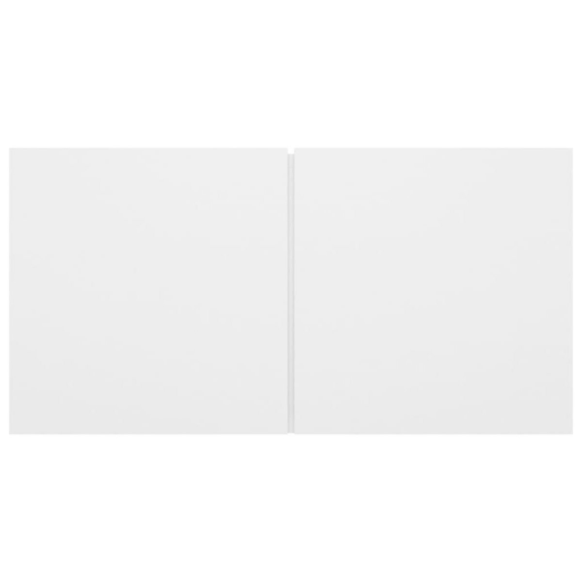 VIDAXL Meuble TV suspendu Blanc 60x30x30 cm