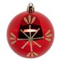 Voir la diapositive 5 : ATMOSPHERA Lot de 8 Boules de Noël  Maison des Couleurs  8cm Rouge & Or