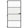 Voir la diapositive 3 : VIDAXL Porte interieure mince noir verre trempe aluminium