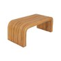 Voir la diapositive 1 : SWEEEK Banc. bout de lit en rotin naturel. 100cm. bords arrondis. L 100 x P 45 x H 40cm