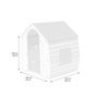 Voir la diapositive 5 : SWEEEK Cabane colorée en plastique pour enfant - LOU- L102 X l90 X H109 cm