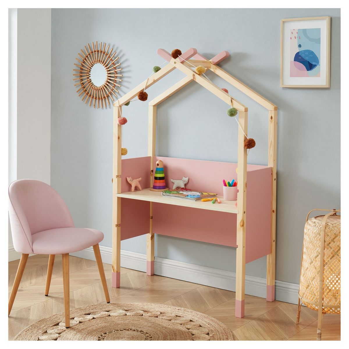 Bureau tipi enfant L100cm AUGUSTIN