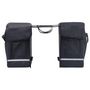 Voir la diapositive 2 : VIDAXL Sac de vélo double pour porte bagages étanche 35 L Noir