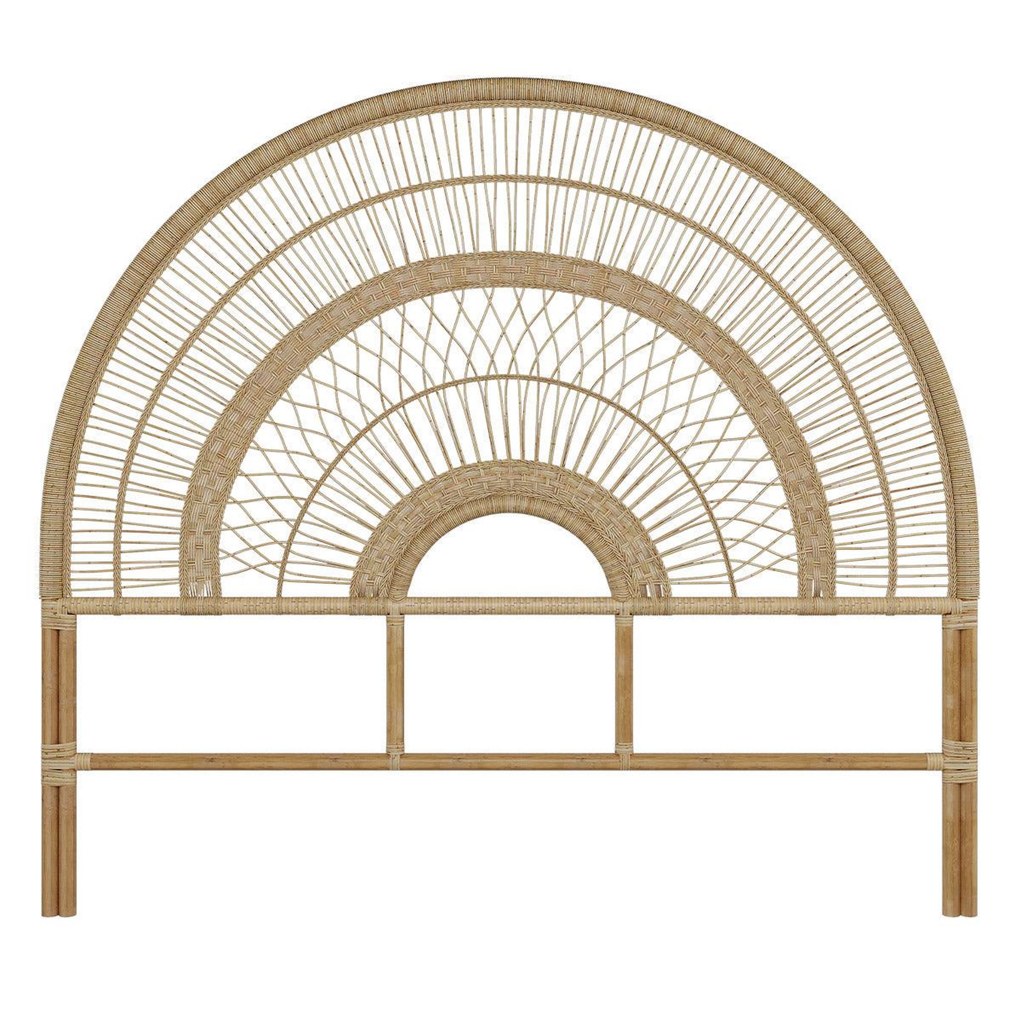 MAISON PAVANE Tête de lit en rotin naturel 140 cm-astéria