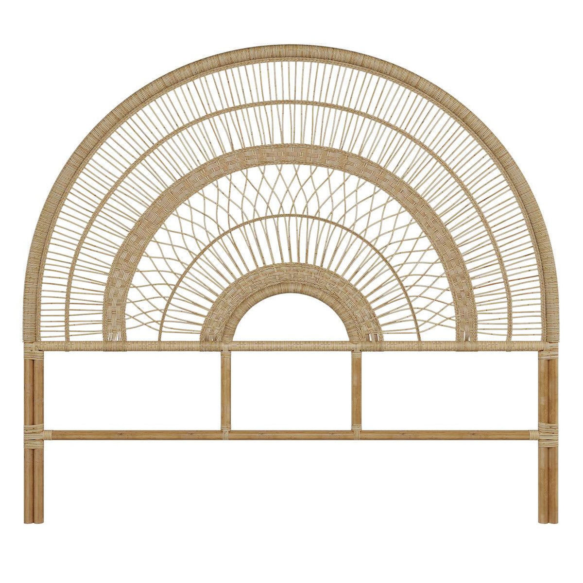 Rendez vous déco Tête de lit en rotin naturel 140 cm-Astéria