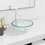 Voir la diapositive 1 : VIDAXL Lavabo Verre trempe 30x12 cm Transparent