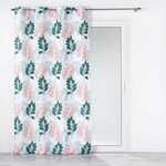 Paris Prix Rideau à Œillets  Belline  140x260cm Blanc & Émeraude