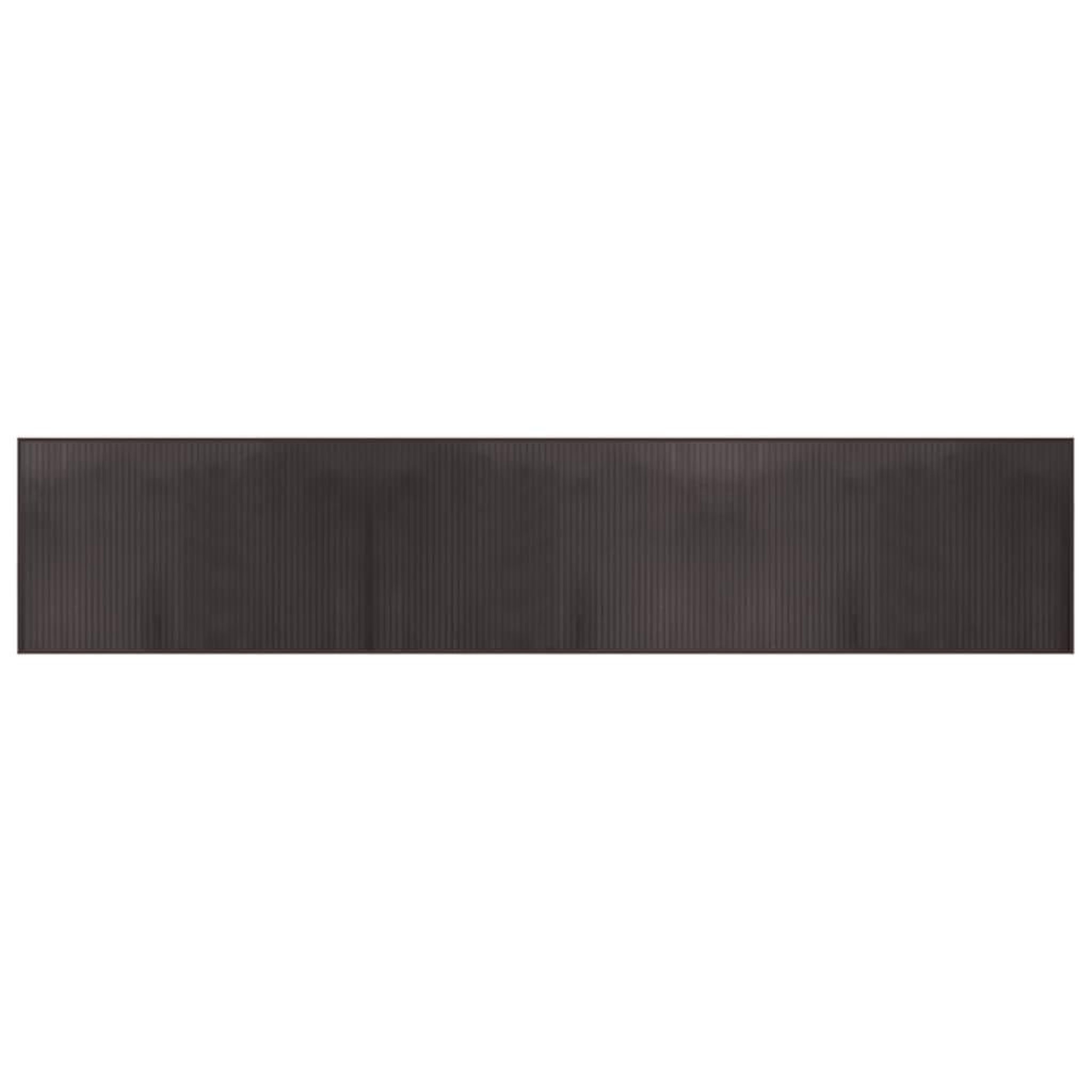 Voir la diapositive 2 : VIDAXL Tapis rectangulaire marron fonce 60x300 cm bambou