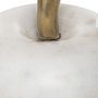 Voir la diapositive 2 : Paris Prix Pomme Déco en Marbre  Sublima  13cm Blanc