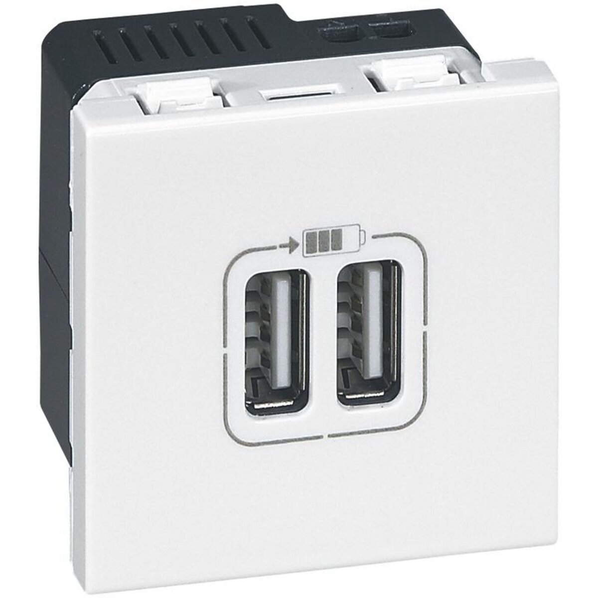 Legrand Mosaïc prise chargeur double USB 1500mA