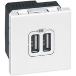 Legrand Mosaïc prise chargeur double USB 1500mA