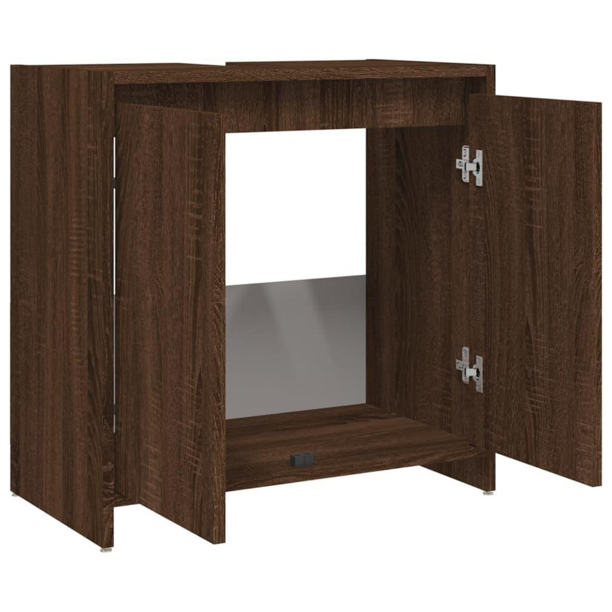VIDAXL Armoire de bain Chene marron 60x33x61 cm Bois d'ingenierie