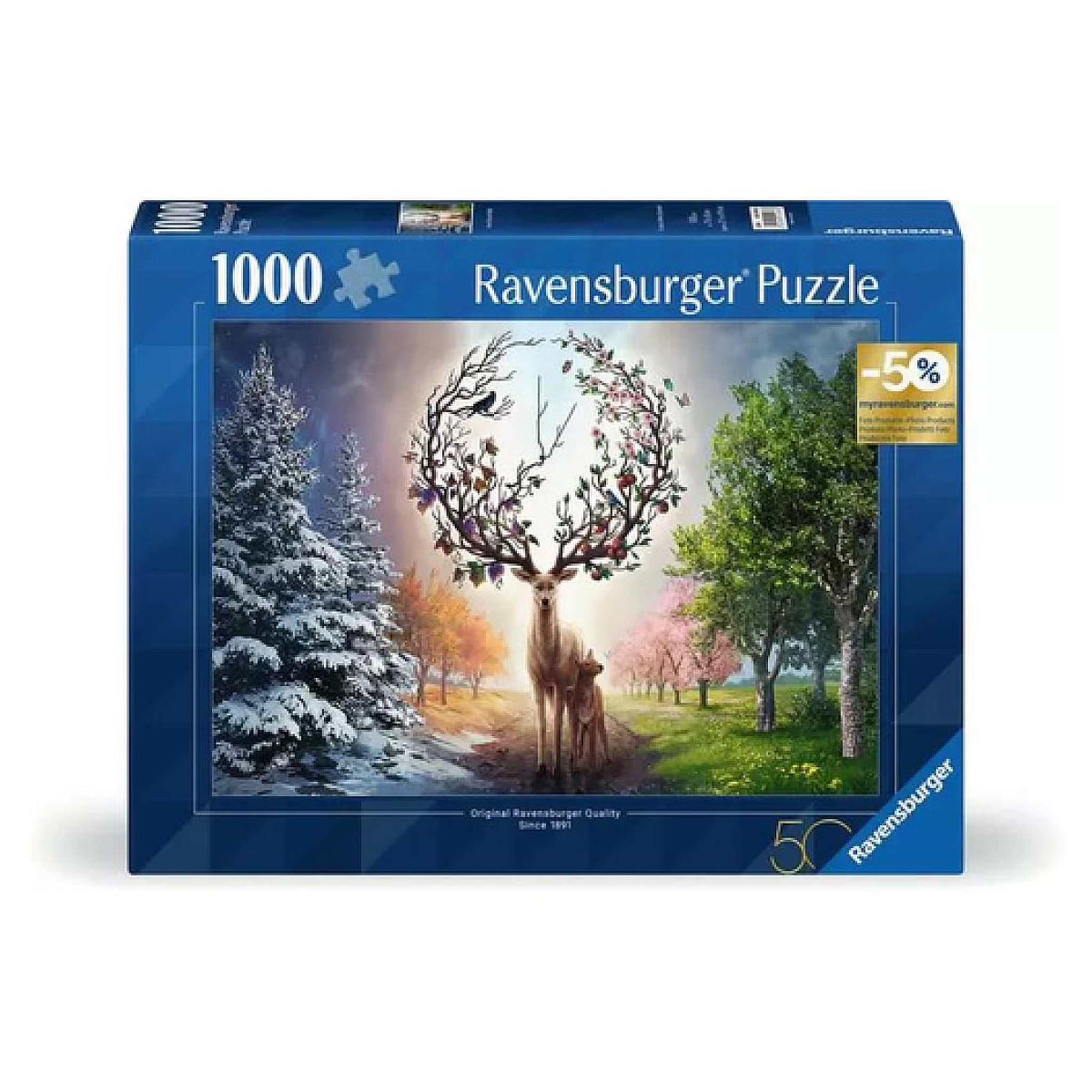 RAVENSBURGER puzzle 1000 pièces - Cerf - édition 50 ans