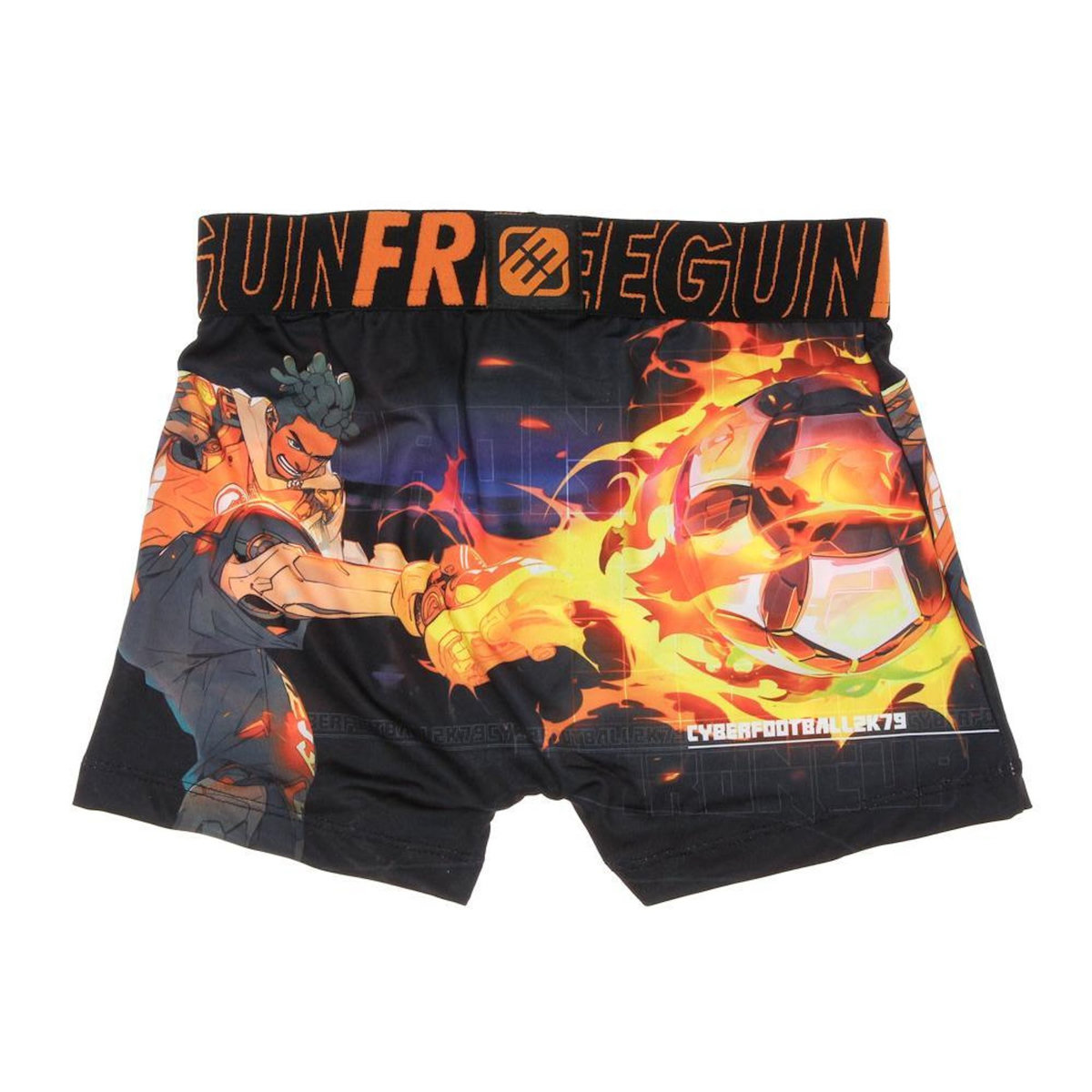 FREEGUN Boxer /Orange à Imprimés Garçon Freegun NIN