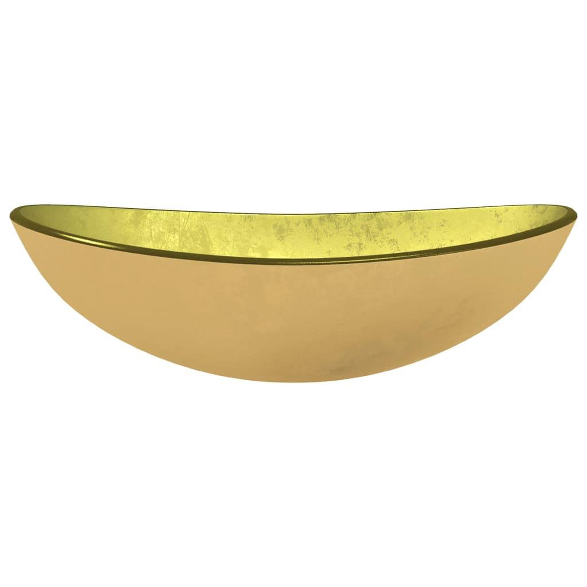 Voir la diapositive 3 : VIDAXL Lavabo Verre trempe 54,5x35x15,5 cm Dore