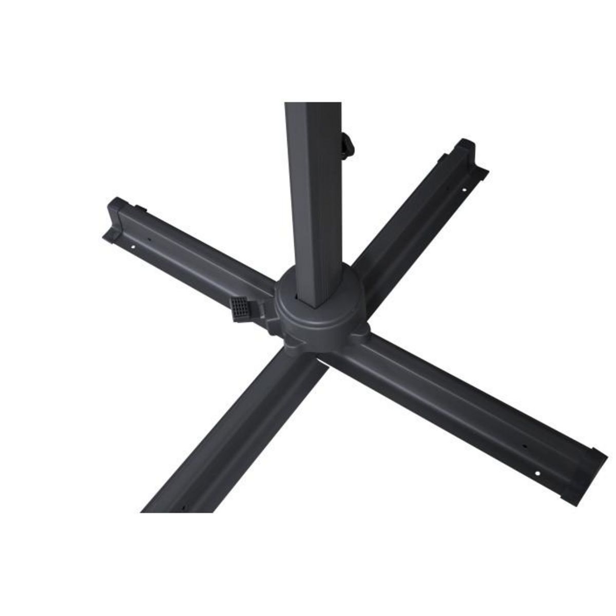 Paris Prix Parasol Déporté Rotatif  Leeds  345cm Noir