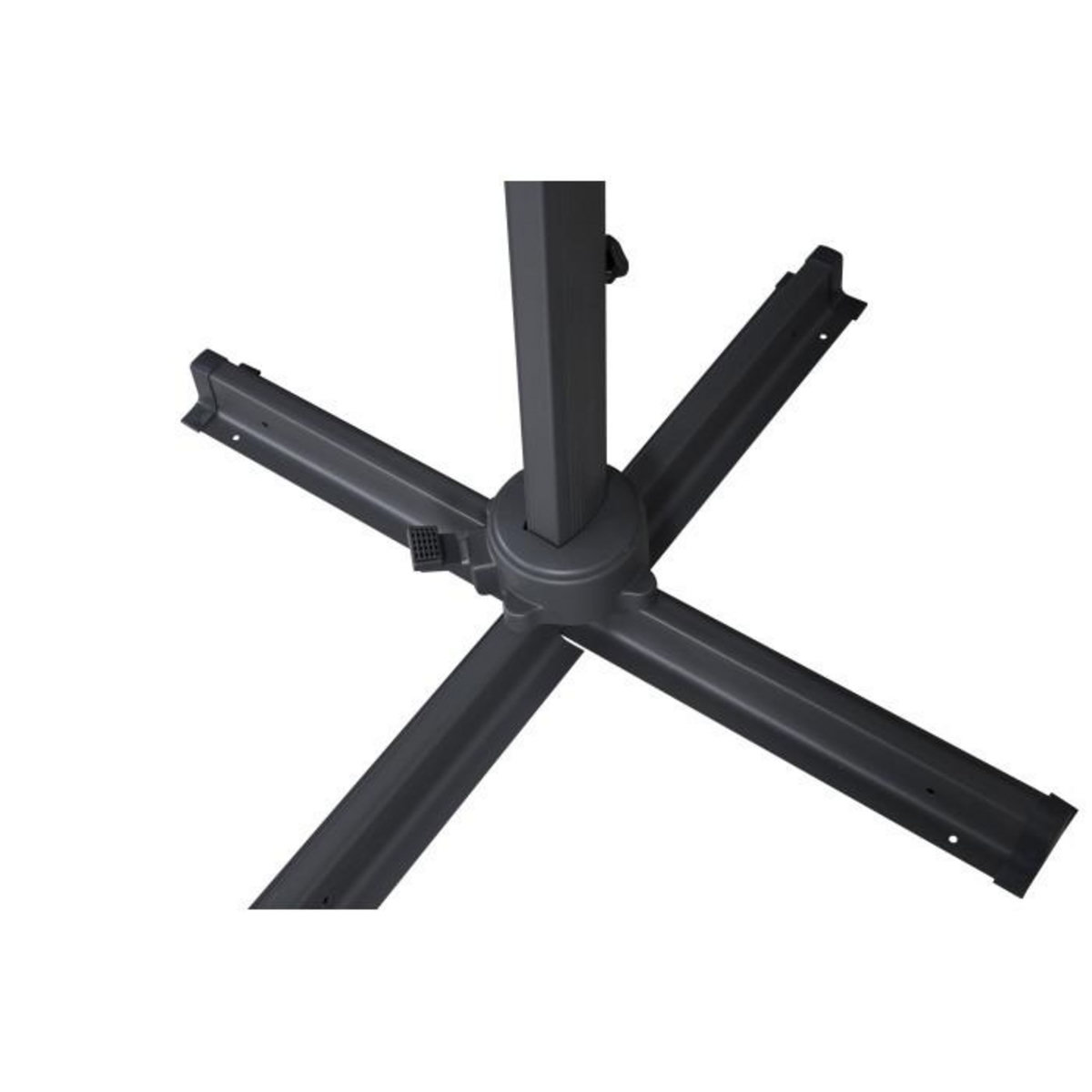 Paris Prix Parasol Déporté Rotatif  Leeds  345cm Noir