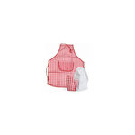 EGMONT TOYS Tablier manique et toque vichy rouge