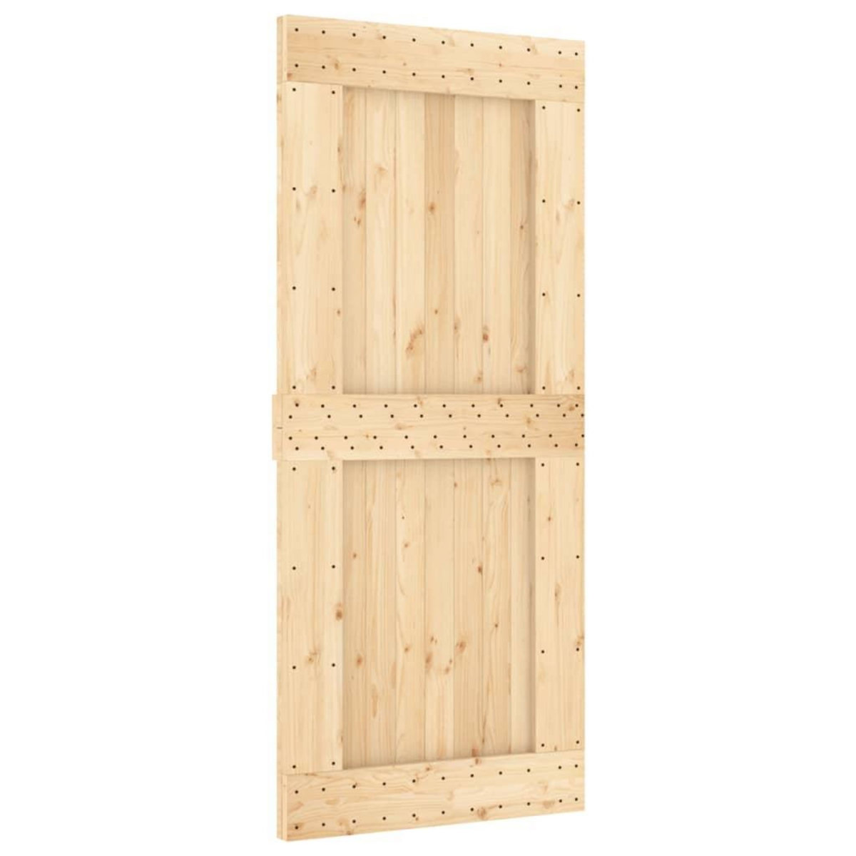 VIDAXL Porte NARVIK 90x210 cm bois massif de pin